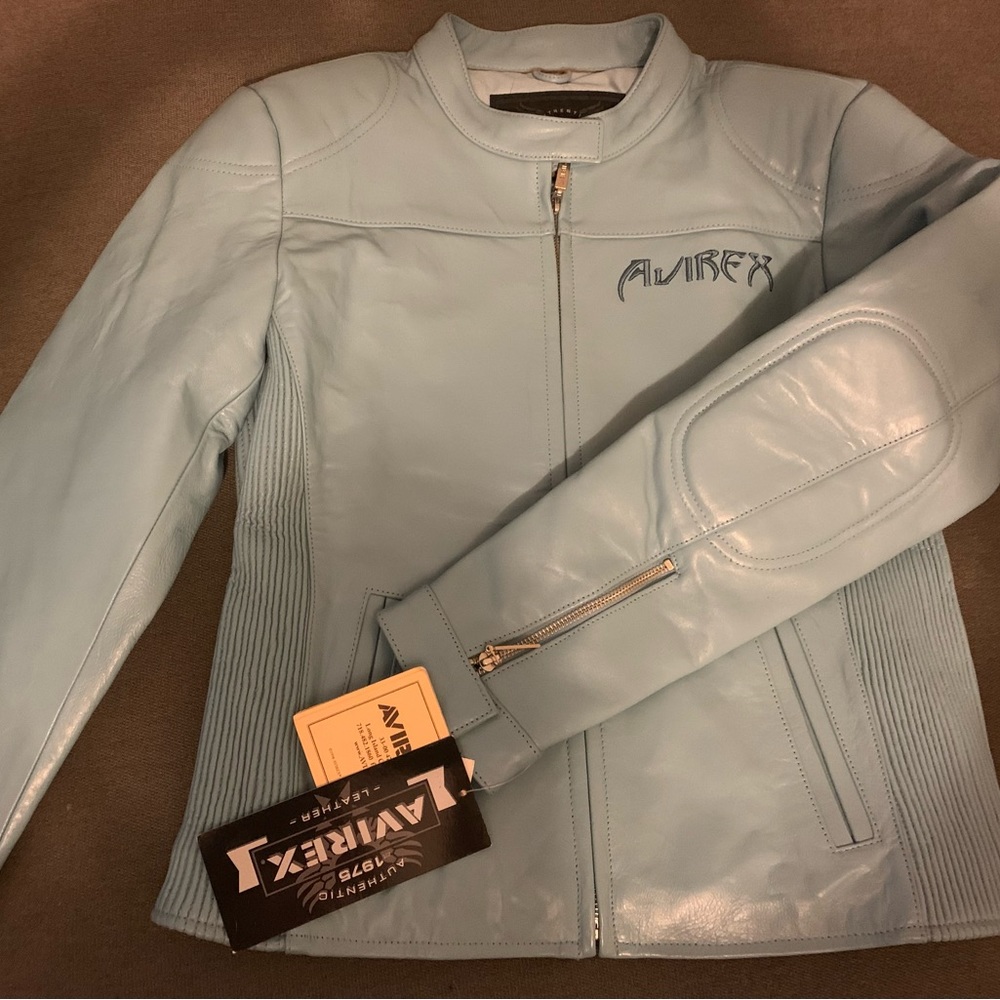 New-Womens Averix Genuine Leather Jacket